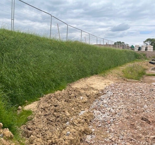 Geoslope 45 degree embankment 